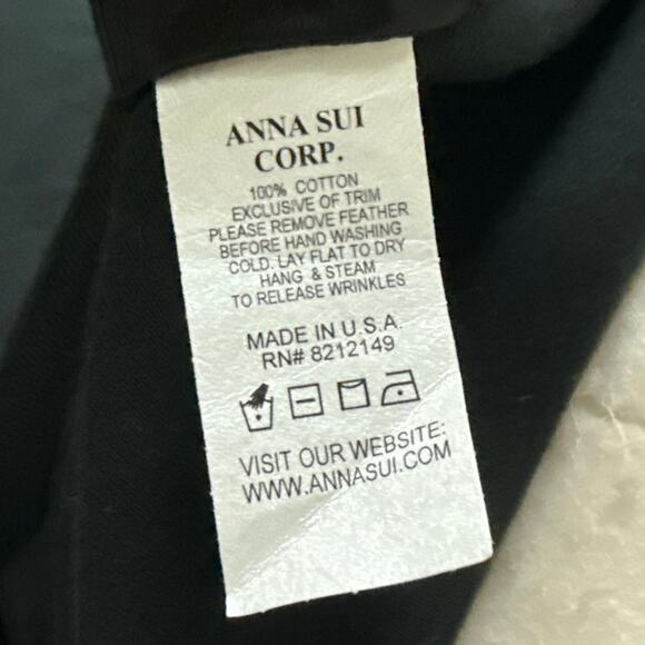 Anna Sui Feather Tank Top SZ M - Picture 8 of 8